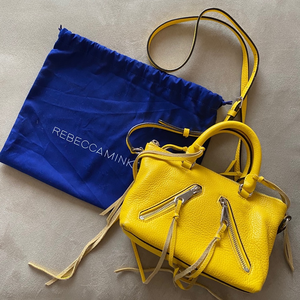 Rebecca Minkoff Mini Moto Crossbody 💛